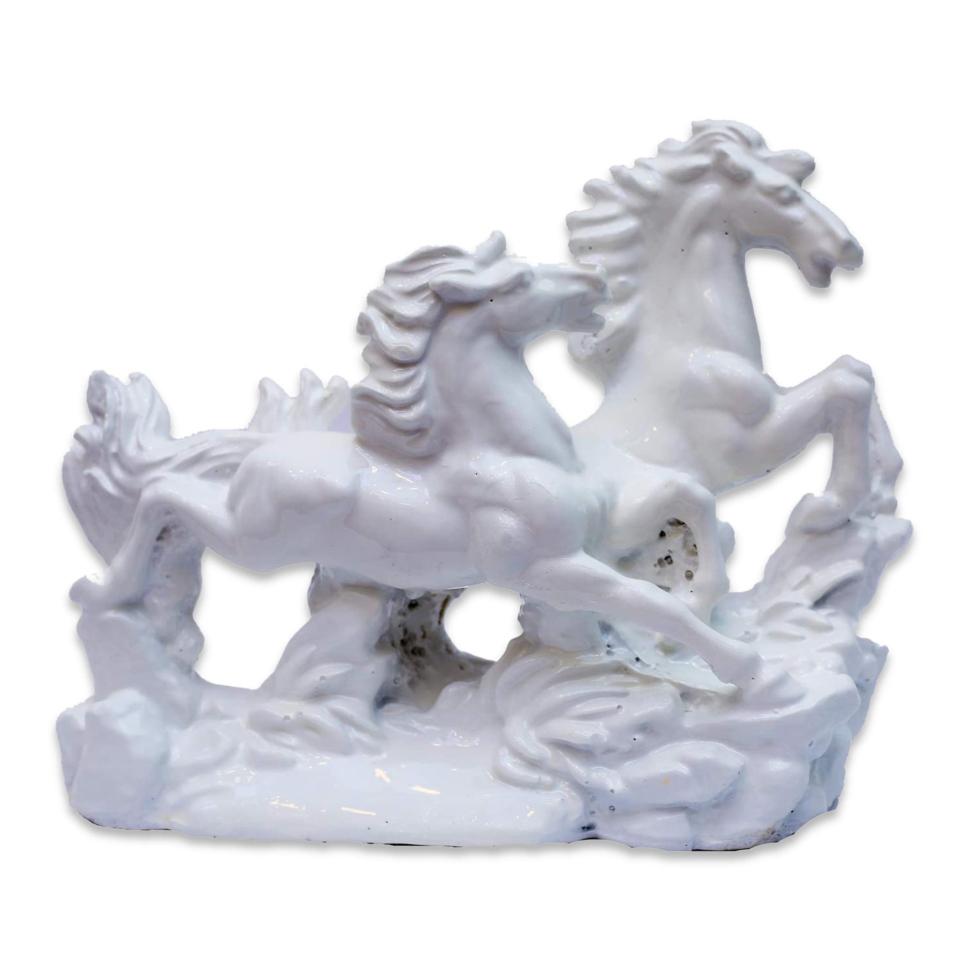 white horses